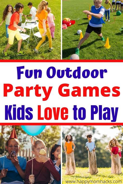 outdoor party games for kids|40 Classic Outdoor Games for Kids: Backyard Games, Playground Games .